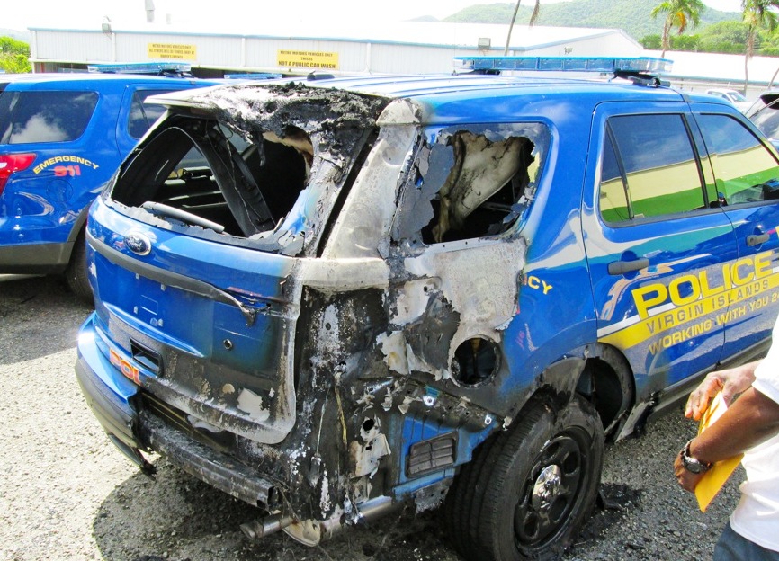 St. Croix Arsonists Torch Brand New Police Cars | St. Thomas Source